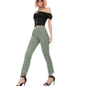 I.AM.GIA Ophelia Pants Size XS Zip Front Ruched Mesh